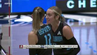 #21 Florida State vs North Florida | NCAA Women Volleyball 09/10/2024