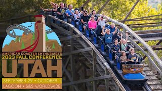 ACE Fall Conference 2023 Featuring Primordial + Cannibal Roller Coasters At Lagoon Amusement Park