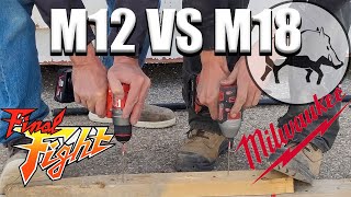 Which Milwaukee Drives Screws Faster? -  M12 Drill vs M18 Impact Driver Speed