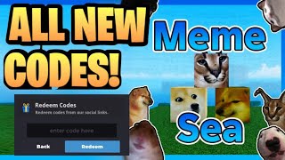 *NEW* ALL WORKING CODES FOR MEME SEA IN AUGUST 2024! ROBLOX MEME SEA CODES