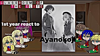 1st Year Reat to Ayanokoji | Eng/Rus | Part 1