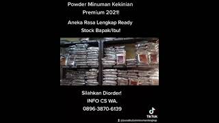 Powder Minuman Kekinian Premium 2021 Siap Kirim BPK/IBU!! INFO CS WA.089638706139