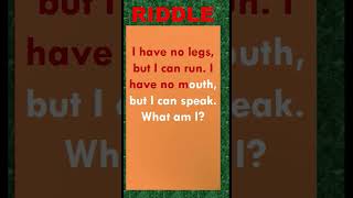 RIDDLE CHALLANGE