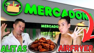 Probamos las Alitas Congeladas de Mercadona en la Freidora de Aire ¡Quedan Perfectas! 🍗