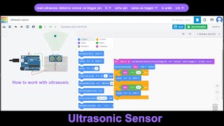 Using Ultrasonic Sensor in Tinkercad