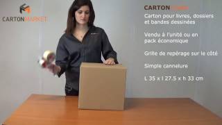 Carton déménagement livre