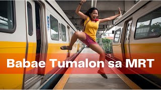 Babae Tumalon sa MRT Riles! Kakapasok mainit pa