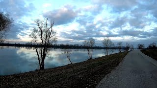 IL DELTA DEL PO " Lungo il grande Fiume " MTB  sunset Trailer