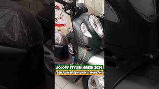 HONDA SCOOPY 2024 STYLISH GREEN || STRIPING TERBARU MAKIN KECE AJA !!!