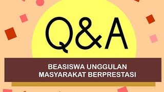 [ LIVE ] QnA beasiswa unggulan part 2