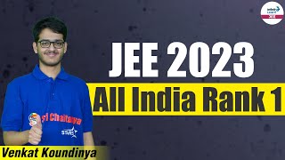 All India Rank1 || JEE  Main 2023 || Venkat Koundinya || #JEE2023 || Infinity Learn