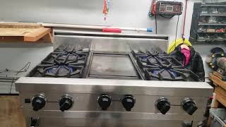 VIKING RANGE W GRIDDLE