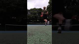 Tennis clip with my brother #tennis #amateur