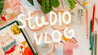 STUDIO VLOG 048 / PACKING ORDERS, PATREON REWARDS & COMING UP WITH NEW PRODUCTS