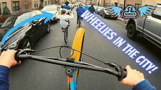 WHEELING THROUGH THE CITY!(RIDEOUT)