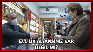 Esnaf Akşener'in Alyansını Göstererek Sordu! 'Ne Gibi Bir Duruma Geleceksiniz De Onu Satacaksınız?'