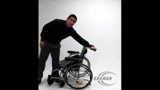 S-ERGO-106 Lightweight Ergonomic Wheelchair - by Karman Healthcare #wheelchair #lightweight