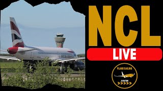 🔴Live plane spotting from Newcastle airport - [Rare visitor] timestamps added🔴Friday show😎