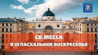 СВ.МЕССА В III ПАСХАЛЬНОЕ ВОСКРЕСЕНЬЕ 14.04.2024 в 12.00