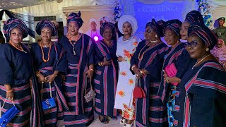 EGBE GBOBANIYI DIAMOND SISTERS PAY OBEISANCE TO OBA OLUSEGUN MACGREGOR ON HIS ONE YEAR ANNIVERSARY.