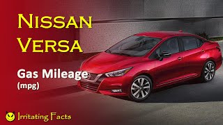 2021 Nissan Versa gas mileage (mpg)