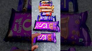 Dairy milk silk bubbly vs Big Dairy milk silk bubbly vs chocolate #asmr