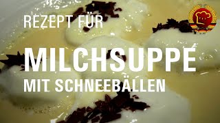 Kinder lieben diese süße Milchsuppe mit "Schneebällen" (DDR Rezept)