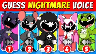 NEW MONSTER!🔊😱 Guess NIGHTMARE Critters By VOICE | Quiz Poppy Playtime Chapter  4