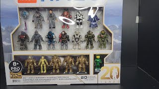 Halo Mega Construx  20th Anniversary Character Pack Review and Comparison