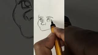 How To Draw A Simple Cartoon Guy #drawing #art #pencildrawing #cartoon #shorts #pencildrawing