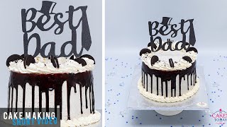 Father's Day Oreo Drip Cake FDC4