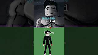 Gigachad Vs Slender #viral #roblox #trending #kreekcraft #gigachad #slender #edit #sigma #vs #shorts