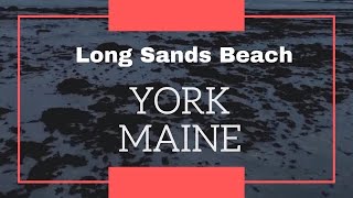 York Maine -The beach in winter- Playa en USA, invierno enJF Videos.