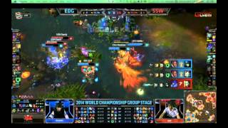 2014 英雄聯盟世界冠軍賽-台北站 EDG VS SSW EDG 1換3