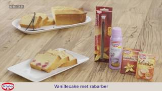 Receptidee: Vanillecake met rabarber