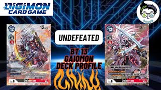 1st place Undefeated | Digimon TCG | BT 13 Meta | Gaiomon Deck Profile