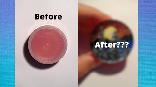 Lip Gloss Pot TRANSFORMATION!! Mini ACRYLIC PAINTING: Step by Step Tutorial for Beginners!