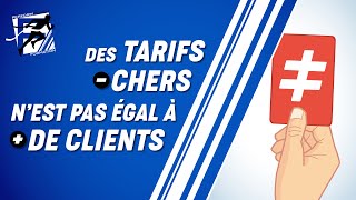 Des tarifs moins chers, n’est pas égal à plus de clients