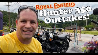 Royal Enfield Hunter 350 Motorcycle Review | Outtakes on Demo Day