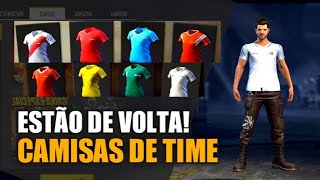 🔥 FREE FIRE - AO VIVO🔥 CHEGOU! PEGANDO AS CAMISAS DE TIMES! CS NO KALAHARI?!🔥 LIVE ON 🔥