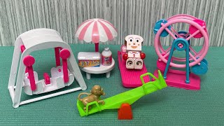 Toy ASMR ~ Unboxing Miniature Playground Amusement Park Toys Taman Bermain