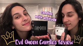 EVIL QUEEN CANDLES UNBOXING | vegan candle review