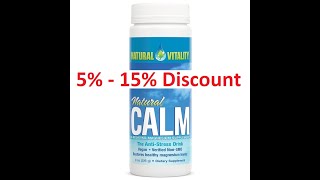 Discount- Natural Vitality, Natural Calm, The Anti-Stress Drink, Original (Unflavored), 8 oz (226 g)