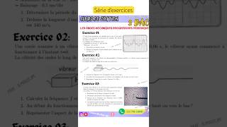 Série d’exercices - OMPP #bac2025 #ondes