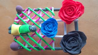 Clay Real Rose Make | How to create Clay Craft Rose