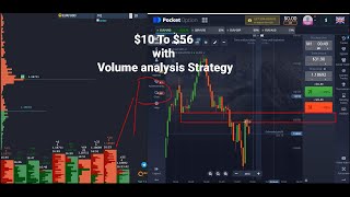 3 Compounding Trades With Volume Analysis! Pocket Option Trading! IQ School