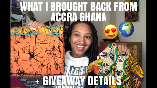 WHAT I BROUGHT BACK FROM GHANA + GIVEAWAY DETAILS!!! | MICKAY MEDIA