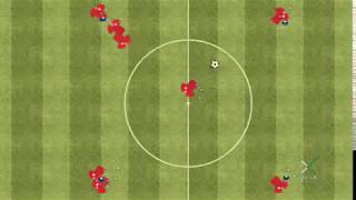 One Touch Follow Passing Soccer Drill