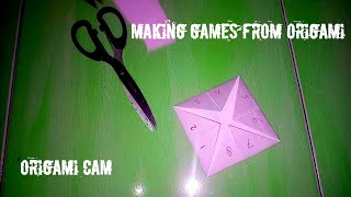 Making Games from origami || Origami Cam