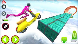 Scooter Stunt Game: Gt Racing Impossible Tracks (2) - Bike stunt racing